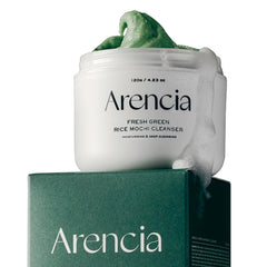 Arencia Korean Rice Mochi Face Cleanser - Face Mask, Foaming Cleanser, Gentle Scrub All in One