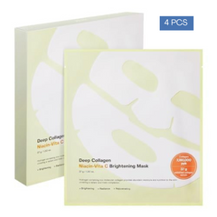 SUNGBOON EDITOR Deep Collagen Niacin-Vita C Overnight Mask 37gx4ea | Real Collagen 2,160,000PPB with Niacinamide & Vitamin C