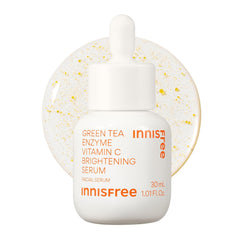 Innisfree Green Tea Enzyme Vitamin C Serum for Dark Spot Fading. 1.0 fl oz /30ml
