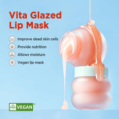 TOCOBO Vita Glazed Lip Mask - Overnight lipcare, Moisturizing 20ml /109.5g