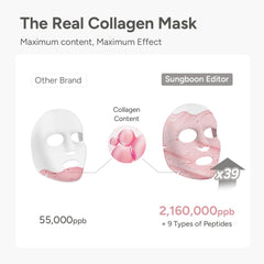 SUNGBOON EDITOR Deep Collagen Overnight Mask 37 G x 4 sheets/box. 2,160,000PPB