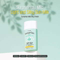 ETUDE Sunprise Sunscreen Mild Sun Milk SPF 50+ / PA++++ (55ml)