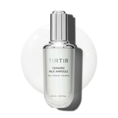 TIRTIR Ceramic Milk Ampoule 1.35oz – Hydrating Korean Serum for Glass Skin Glow