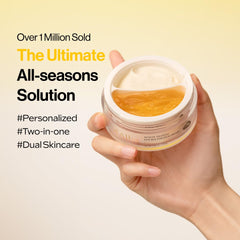 d'alba Piedmont Italian White Truffle Double Serum & Cream, Vegan Skincare, 2-in-1 (2.46 oz)