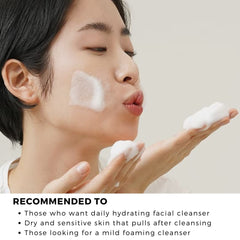 DearKlairs K-Beauty Skincare Rich Moist Foaming Cleanser, 3.4 fl oz (100ml)