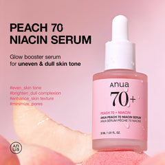 Anua Peach 70 Niacinamide Serum 30ml / (1.01 fl. oz.)