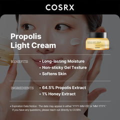 COSRX Full Fit Propolis Light Cream, 2.19 Fl.oz / 65ml