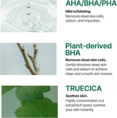 SOME BY MI AHA BHA PHA 30 Days Miracle Truecica Clear Pad - 70 Pads - Centella Toner Pads