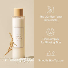 I'm from Rice Toner, Milky Toner for Glowing Skin, Korean Rice, Glow Essence with Niacinamide, 5.07 Fl Oz