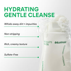 innisfree Green Tea Amino Acid Cleansing Foam, Sulfate Free, Hydrating Korean