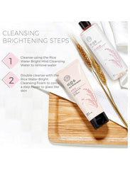 THE FACE SHOP Rice Water Bright Foaming Cleanser with Rice Water - 5fl.oz./150ml