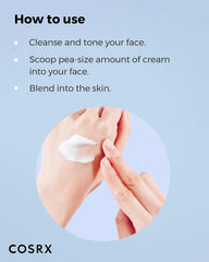 COSRX Hyaluronic Acid Moisturizing Cream for Sensitive Skin 3.52 oz / 100g