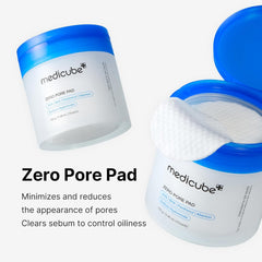 Medicube Zero Pore Pads 2.0, Dual-Textured Facial Toner Pads  (70 Pads)