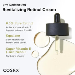 COSRX Retinol 0.5 Oil, Anti-aging Serum with 0.5% Retinoid Treatment for Face
