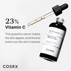 COSRX Pure Vitamin C 23% Serum with Vitamin E & Hyaluronic Acid 0.7oz/20g