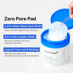 Medicube Zero Pore Pads 2.0, Dual-Textured Facial Toner Pads  (70 Pads)