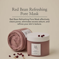 Beauty of Joseon Red Bean Pore Refreshing Mask Mud Cream Hydrating, Pore Cleansing Exfoliator, 140ml, 4.73 fl.oz