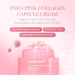 medicube Salmon DNA PDRN Pink Collagen Capsule Cream, 1.94 oz