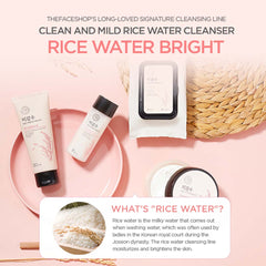 THE FACE SHOP - Rice Water Bright Foaming Cleanser Jumbo 300ml