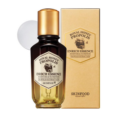 SKINFOOD Royal Honey Propolis Enrich Essence - 63% Black Bee Propolis & 10% Royal Jelly Extract Face Serum - Propolis Serum for Skin 1.69 Fl. Oz. (50mL)
