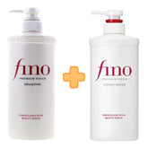 Shiseido Fitit Fino Premium Touch Moist Shampoo + Touch Hair Conditioner 550ml