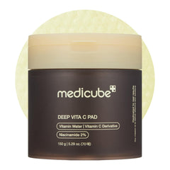 Medicube Deep Vita C Facial Pads, (70 Sheets)