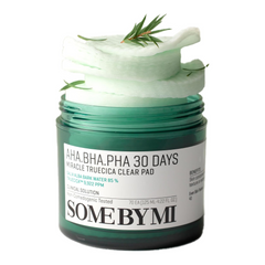 SOME BY MI AHA BHA PHA 30 Days Miracle Truecica Clear Pad - 70 Pads - Centella Toner Pads