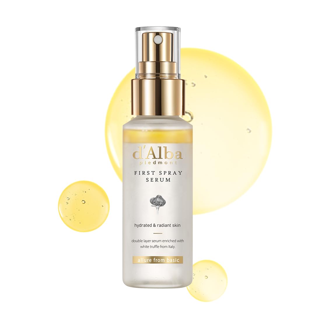 d'alba Piedmont Italian White Truffle First Spray Serum, Vegan Skin Care, Korean Skin Care (3.38 fl oz.)