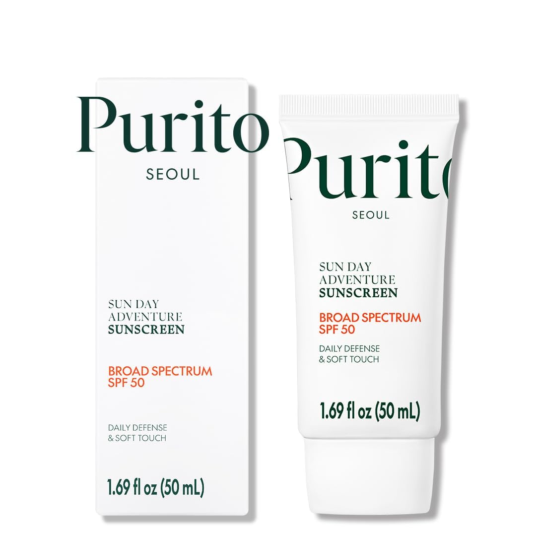 PURITO Sun Day Adventure Korean Sunscreen  50ml, 1.69 fl.oz