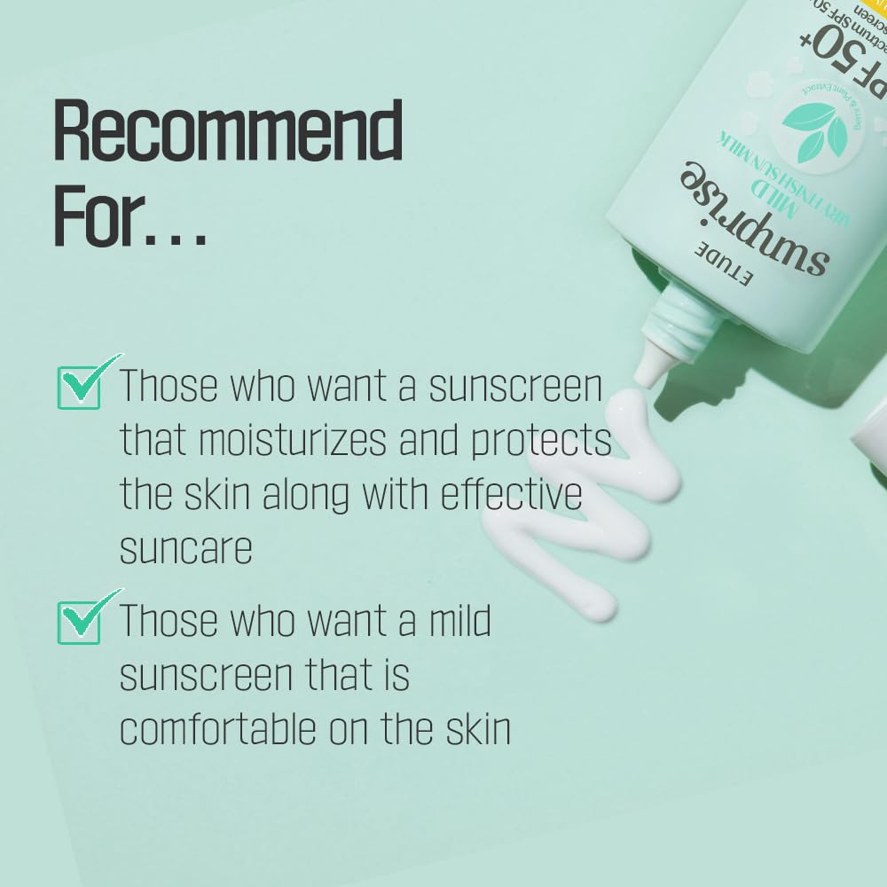 ETUDE Sunprise Sunscreen Mild Sun Milk SPF 50+ / PA++++ (55ml)