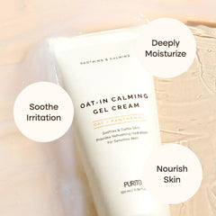 PURITO Oat-in Calming Gel Cream 100 ml / 3.38 fl. oz.