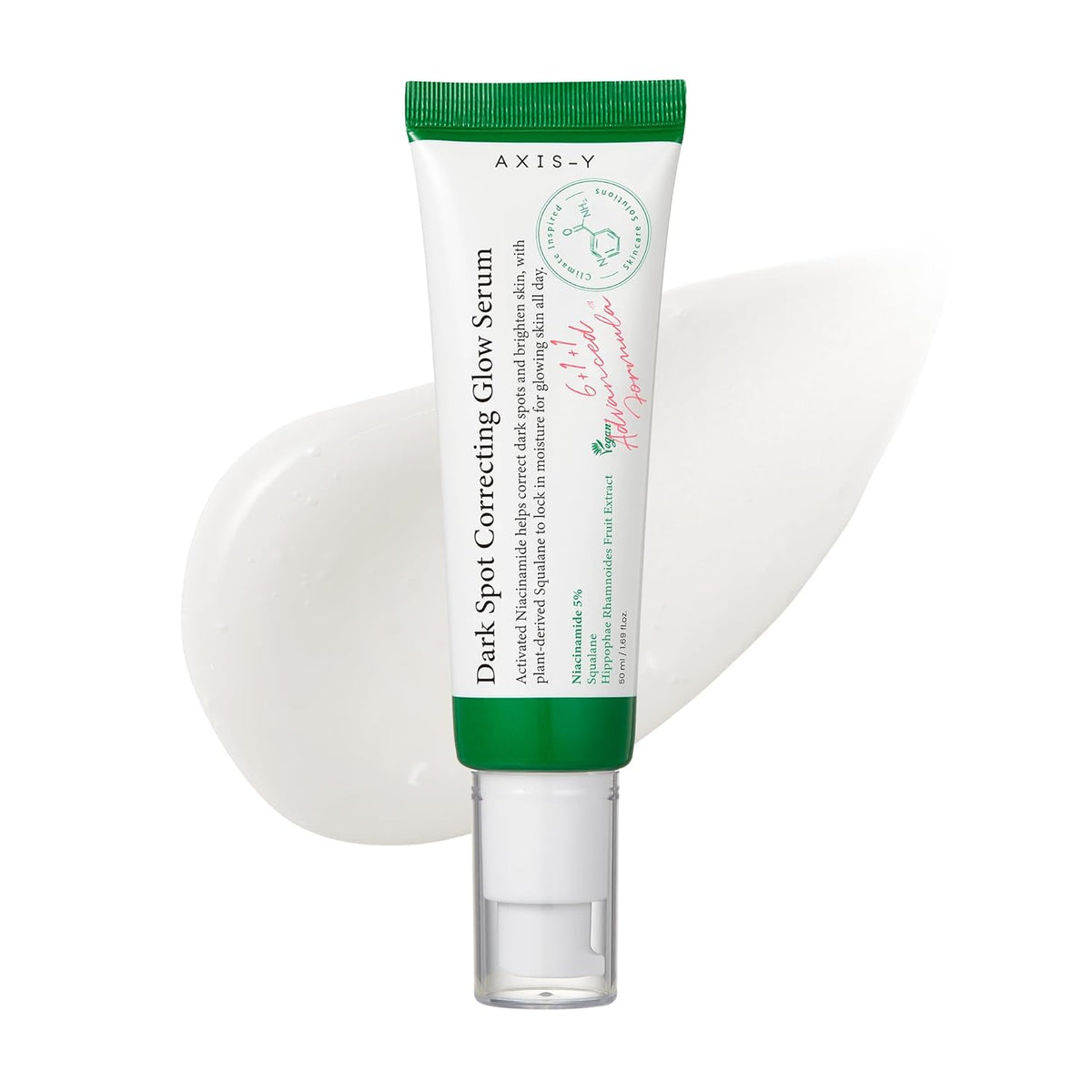 AXIS-Y Dark Spot Correcting Glow Serum - 5% Niacinamide  Vegan  for All Skin Types - 1.69 fl. oz.