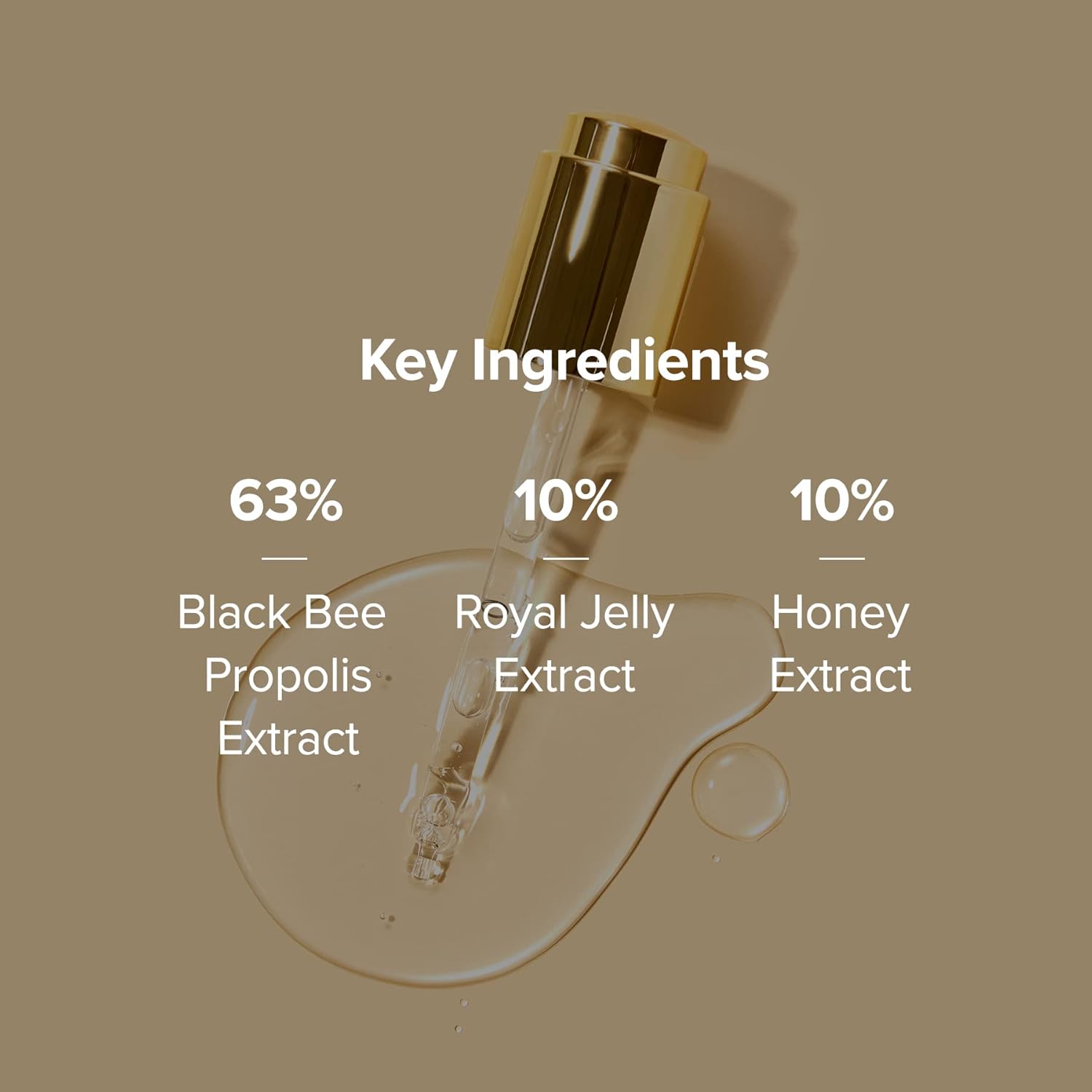 SKINFOOD Royal Honey Propolis Enrich Essence - 63% Black Bee Propolis & 10% Royal Jelly Extract Face Serum - Propolis Serum for Skin 1.69 Fl. Oz. (50mL)