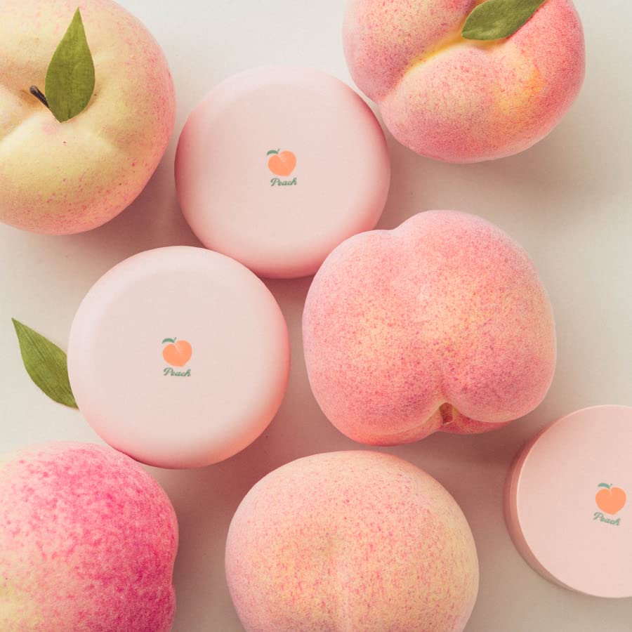 SKINFOOD Peach Cotton Pore Blur Pact - Sebum Control Pack with Silky Texture