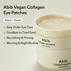 Abib Collagen Eye Patch Jericho Rose Jelly (60 Patches) Vegan Collagen