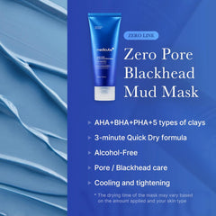 Medicube Zero Pore Blackhead Mud Facial Mask  3.52 oz