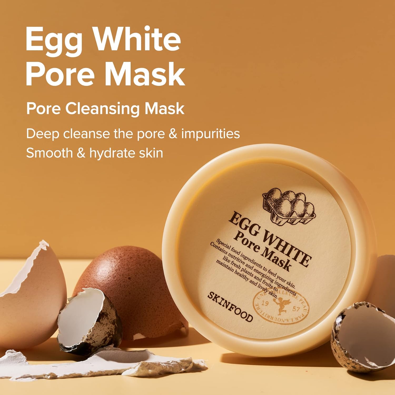 [SKINFOOD] Egg White Pore Mask 120g (4.23 Fl Oz)