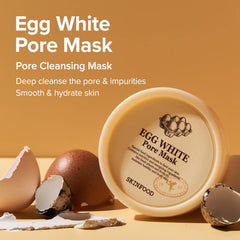 [SKINFOOD] Egg White Pore Mask 120g (4.23 Fl Oz)