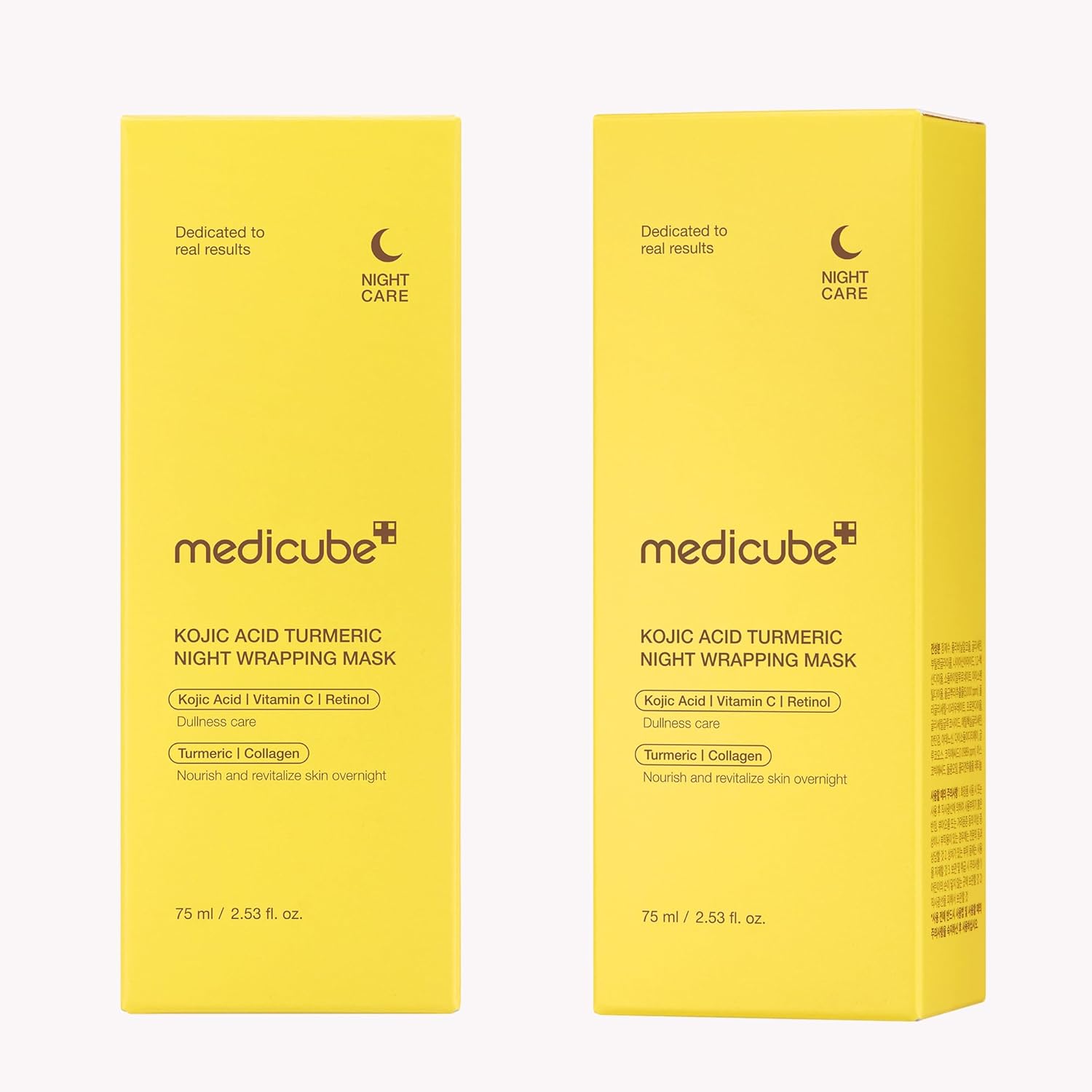 medicube Kojic Acid Turmeric Overnight Wrapping Peel Off Mask – 2.53 fl. oz.