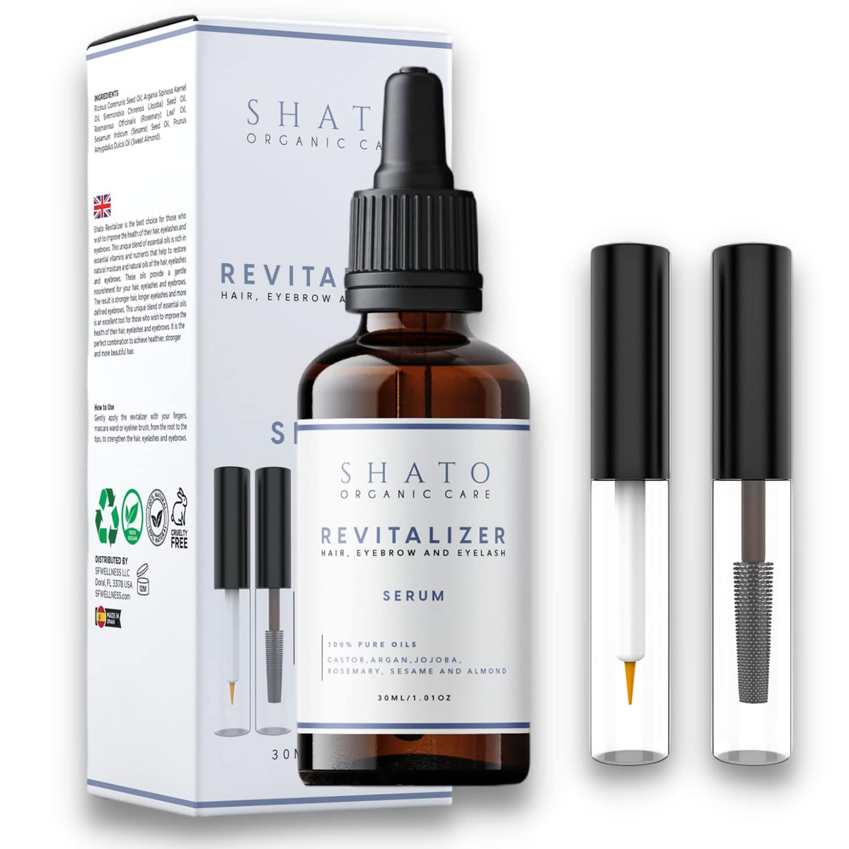 Shato - Revitalizing Serum for Hair, Eyelash and Eyebrow.